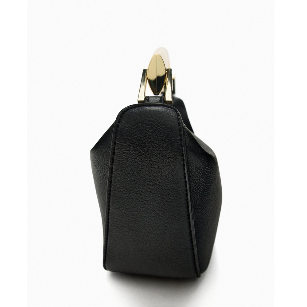 Zara METAL HANDLE BUCKET BAG - Picture 8 of 11